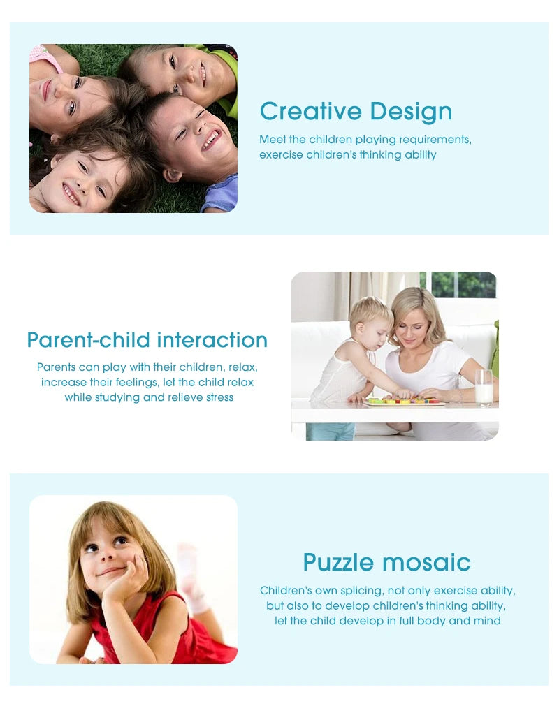 Kids Space Logical Thinking Board Game Matching Puzzle Party Memory Games for Children Interactive Learning Educational Toys