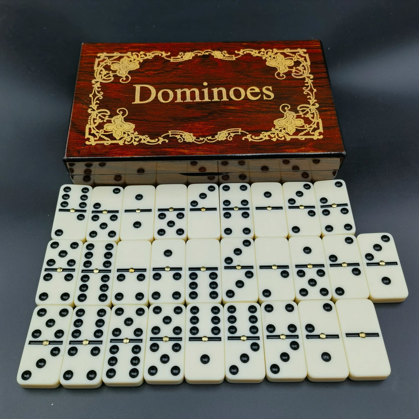 28-Piece Dominoes Set for Desktop Games Family Gatherings - Traditional Tile Game for Fun And Entertainment