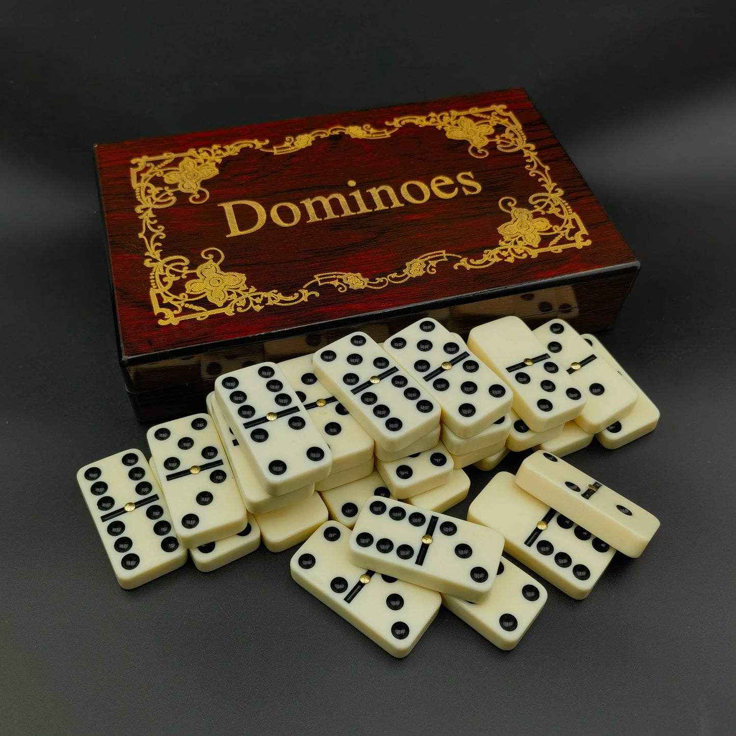 28-Piece Dominoes Set for Desktop Games Family Gatherings - Traditional Tile Game for Fun And Entertainment