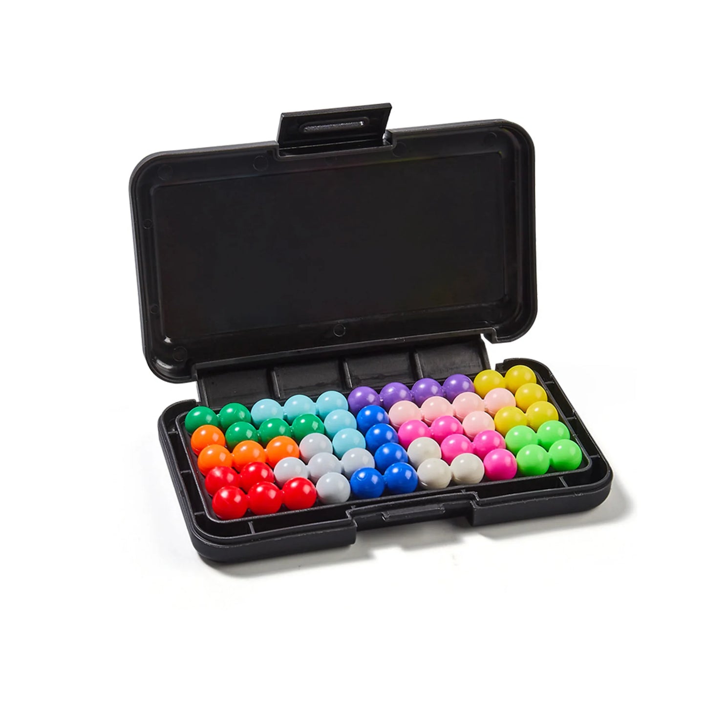 120 Challenges IQ 3D Puzzle Board Game Classic Pyramid Plate Pearl Logical Mind For Children Pyramid Beads Montessori Toys Gifts